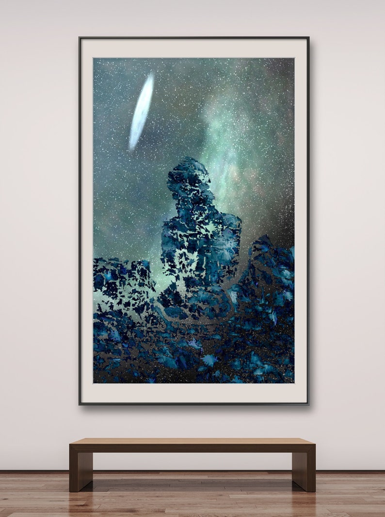 Universe to Beyond Digital Art Print Wall Art Deco Digital Art Download Digital Illustration Fine Print Download Fine Art Print image 9