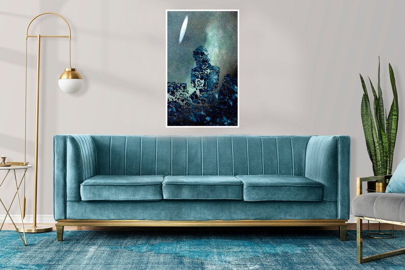 Universe to Beyond Digital Art Print Wall Art Deco Digital Art Download Digital Illustration Fine Print Download Fine Art Print image 3