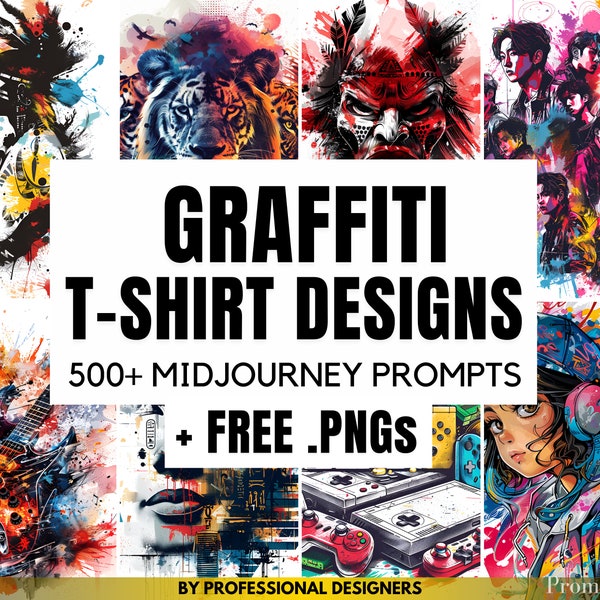 Plus de 500 modèles de t-shirts graffiti experts