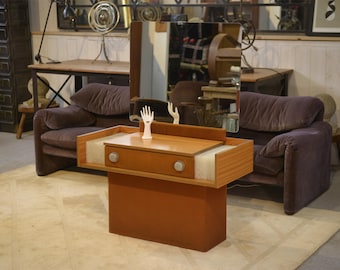 Coiffeuse lumineuse 1980's