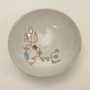 Coupelle en céramique émaillée par Jean RIVIER à VALLAURIS - 1950s