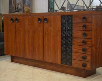 Buffet brutaliste De Coene 1970's