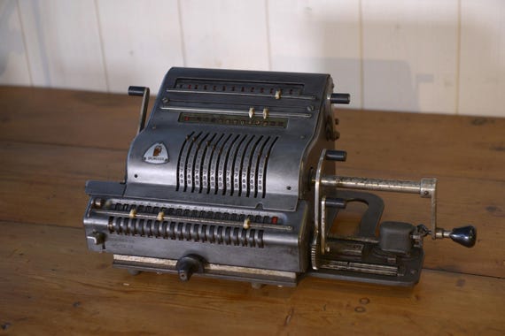 Calculatrice Mécanique Vintage Walter - Années 60 - Objet Déco