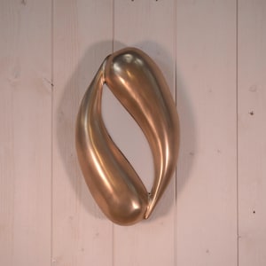 Applique murale en bronze design 1960&#39;s