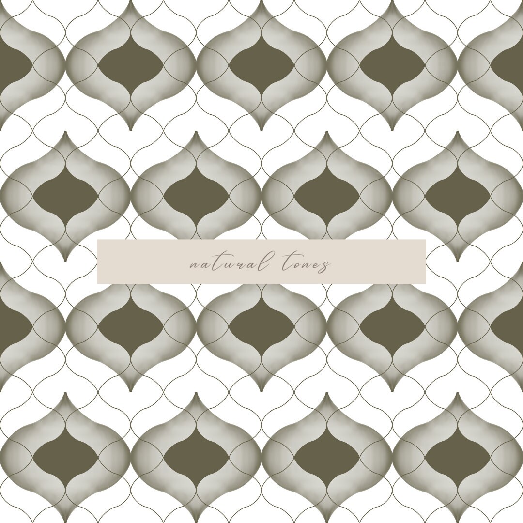 OGEE Seamless Pattern, Digital Download, PNG Digital Image for Use on ...