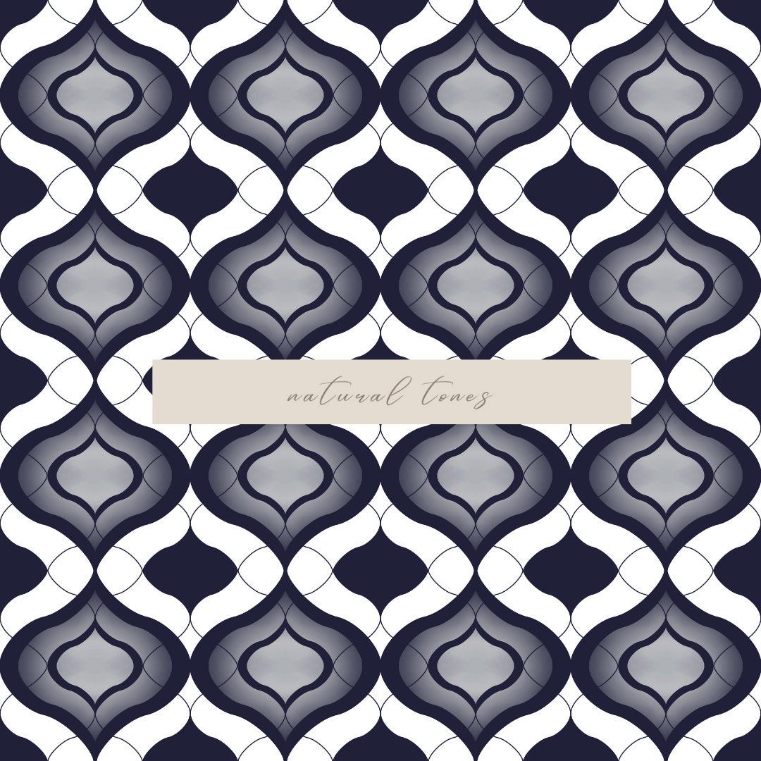 OGEE Seamless Pattern, Digital Download, PNG Digital Image for Use on ...