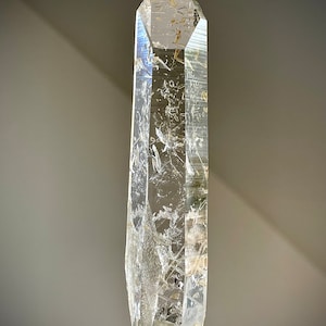 Another perfect high luster Lemurian Quartz from Colombia, 95 mm