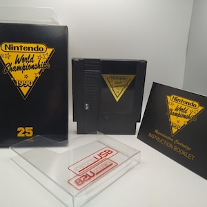 Retrozone retroUSB 25th anniversary nintendo world championships 25 nes cib box image 1