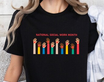 National Social Work Month Shirt, Social Worker Tank Top, School Social Worker Shirt, Social Worker Gift, Social Worker Graduation Gift