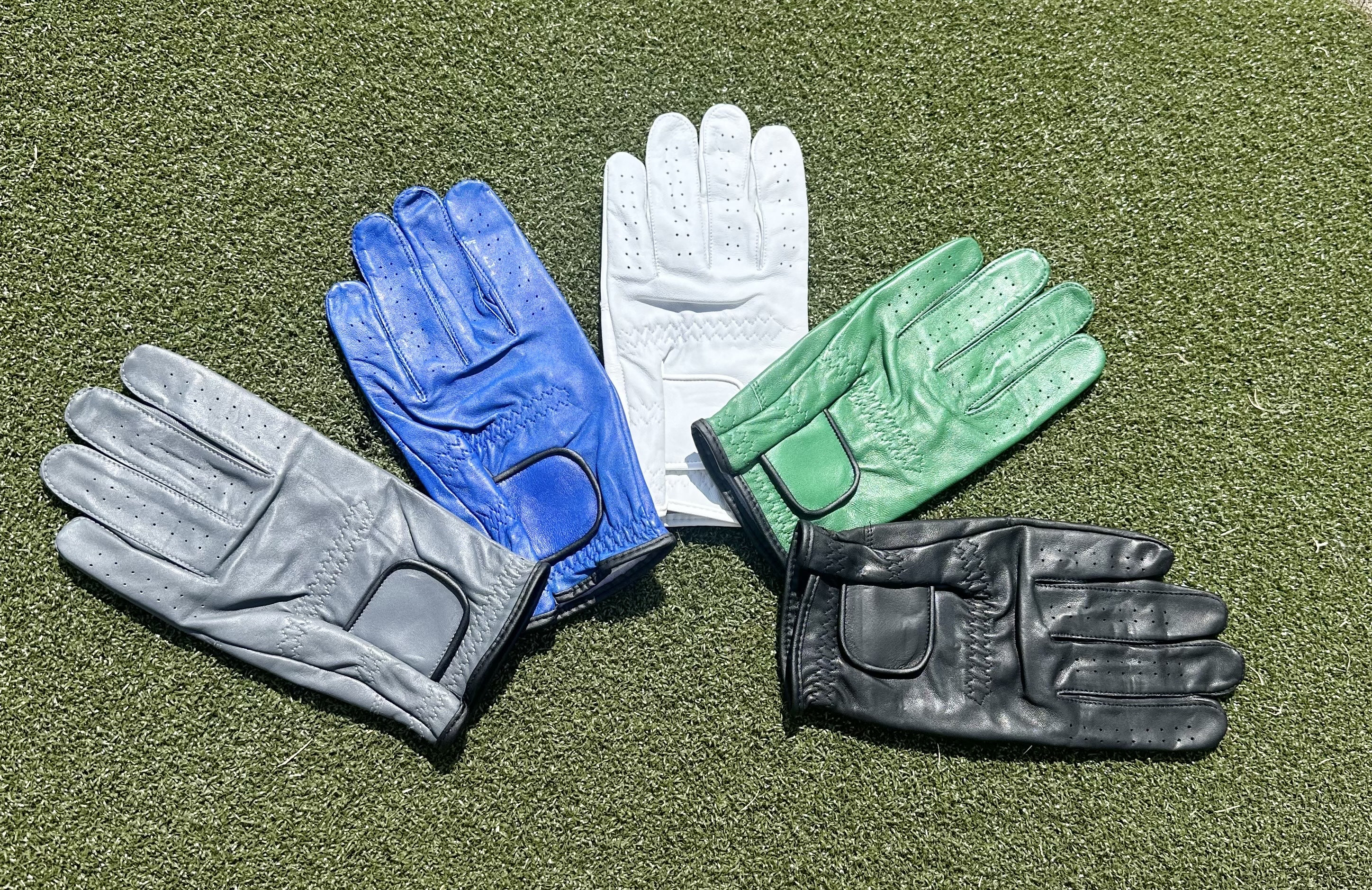 Mens Christmas gift. white leather customized initial monogram golf glove, luxury personalized gift for golf lovers.