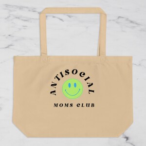 Antisocial Moms Club Blue Smile Tote