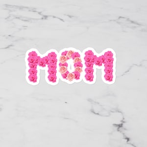 Mom Rose Sticker