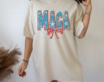 Make America Great Maga shirt Patriotic T-Shirt Retro USA Trump 2024 Shirt Conservative Gifts Republican Girl Shirt Conservative T-shirt