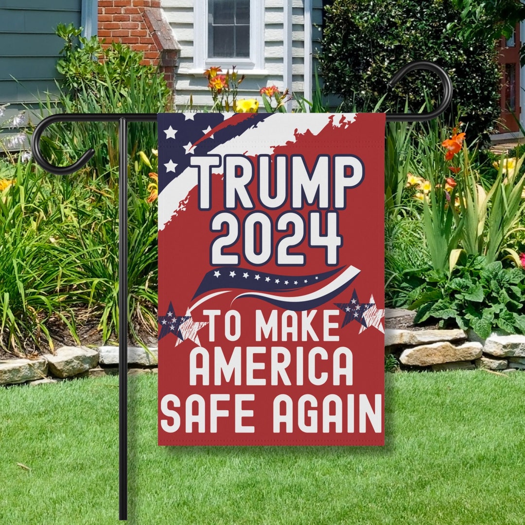 Donald Trump 2024 Garden Flags Double Sided Yard Flag Etsy
