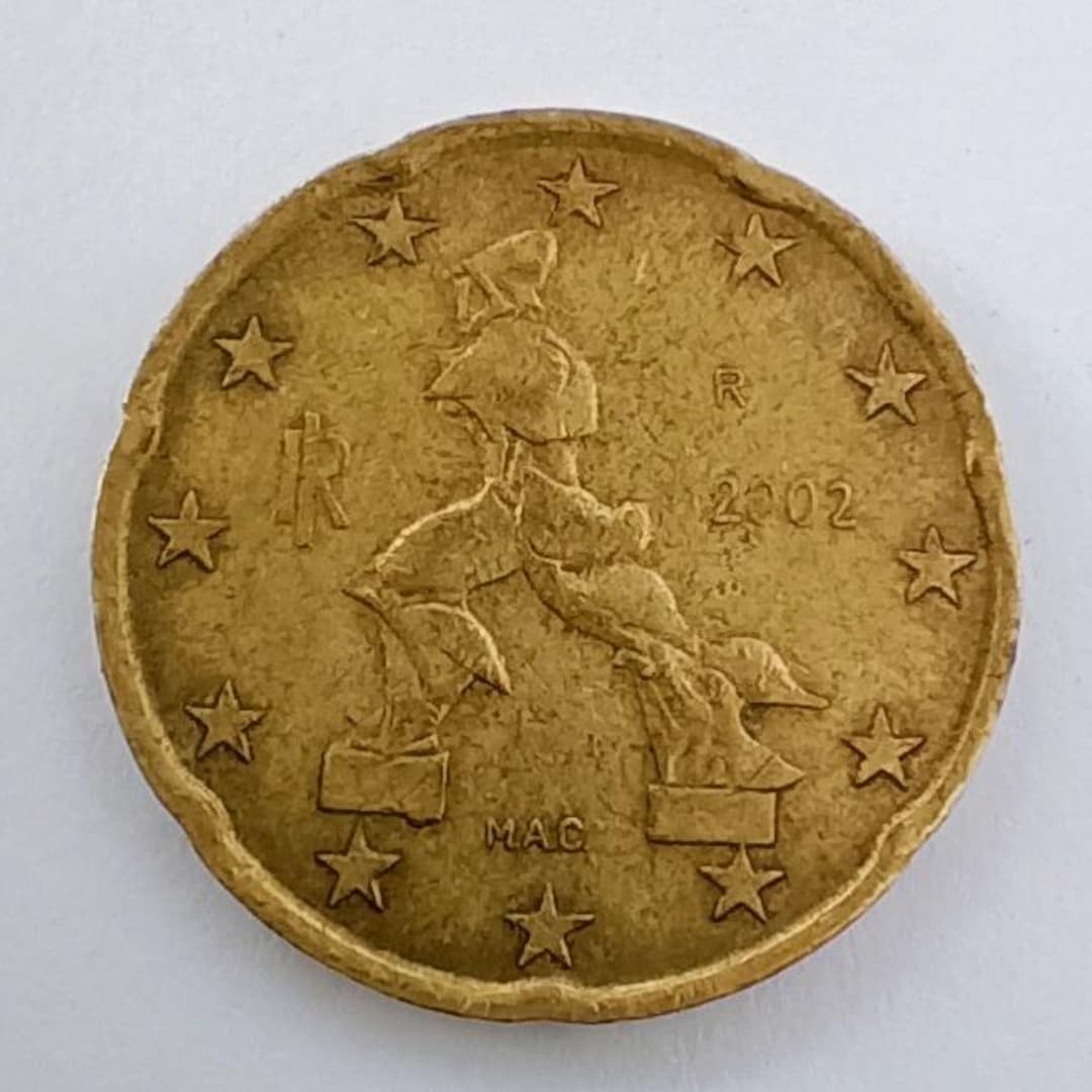 20 Cent 2002 Italien Fehlpragung