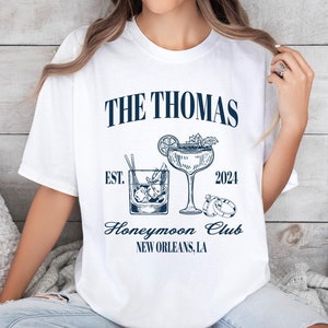 Custom Honeymoon Social Club Tshirt, Mr and Mrs Comfort Colors Shirts, Just Married Shirts, Honeymoon Club, Couple Shirts, Honeymoon Gifts
