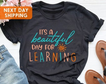 Teacher Shirt, It's a Perfect Day For Learning Tee, Team Teacher Tee, Learning Shirt, Teach Love Inspire Shirt, Teaching Tee, Back to School