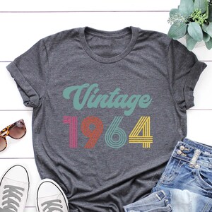1964 Vintage Shirt, 61st Birthday Shirt, 61st Birthday Gift, 61sth Birthday Party, 61sth Birthday T-shirt, 61 Years Old Shirt, Born In 1964