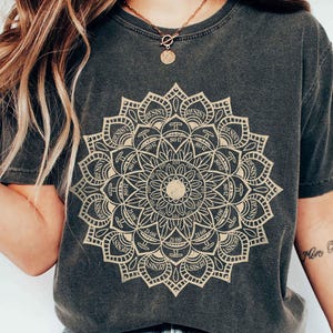 Subtle Anti Fascist FDT Mandala Political Tee, Comfort Colors® 8647 Fuck Trump Fascism Shirt, Feminist Gift, Pro Choice TShirt, Womens Right