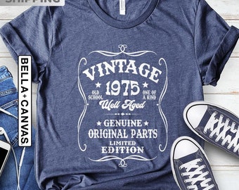 51st Birthday Shirt, 1975 Limited Edition Shirt, 51st Birthday Gift For Women, 51st Birthday Gift Men, 51 Bday Party Tee, 1975 Vintage Shirt
