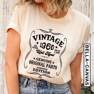 1966 Limited Edition Shirt, 60th Birthday Shirt, Vintage 1966 Shirt, 60th Birthday Gift For Women, 60 Bday Tee For Men, 1966 Well Aged Shirt image 5