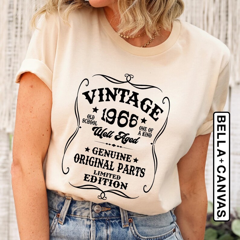 1966 Limited Edition Shirt, 60th Birthday Shirt, Vintage 1966 Shirt, 60th Birthday Gift For Women, 60 Bday Tee For Men, 1966 Well Aged Shirt image 5