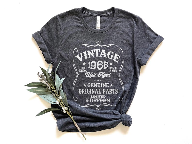 1966 Limited Edition Shirt, 60th Birthday Shirt, Vintage 1966 Shirt, 60th Birthday Gift For Women, 60 Bday Tee For Men, 1966 Well Aged Shirt image 4