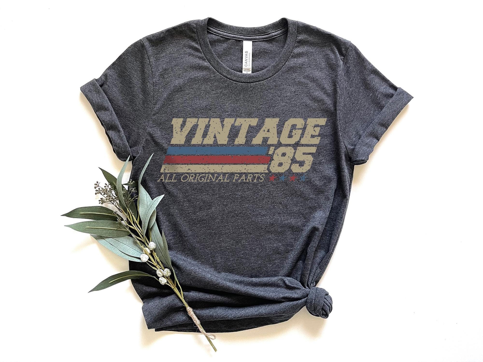 Retro 40th Birthday Gift for Men, Vintage 1985 T-Shirt, 40 Years Old Gift, Classic Eighties Tee, 40 Birthday Present for Him, Dad, Husband
