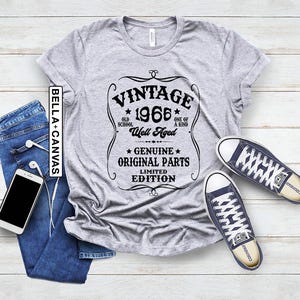 1966 Limited Edition Shirt, 60th Birthday Shirt, Vintage 1966 Shirt, 60th Birthday Gift For Women, 60 Bday Tee For Men, 1966 Well Aged Shirt image 2