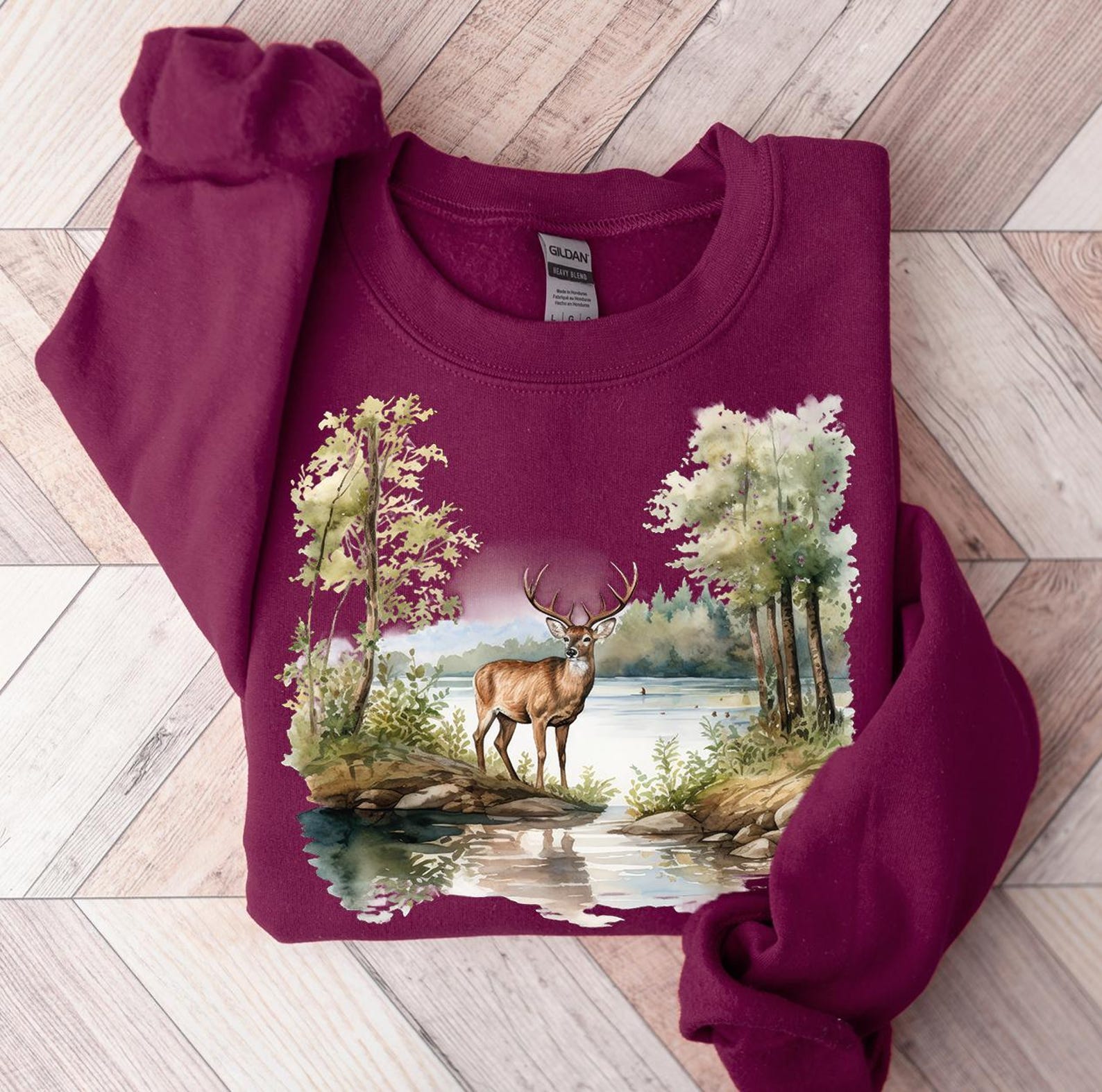 sear sweat / silver| black wilderness print