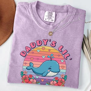 Comfort Colors® Daddy's Lil Squirter Shirt Inappropriate Tee Exchange Funny Bachelorette Party Gift Meme Shirt Girls Trip Adult Humor Tee image 4