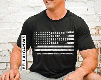 Dad USA Flag Patriotic Shirt, Fathers Day Gift For Father T shirt, Gifts For Dad, Patriotic Shirts For Men, Best Dad Gifts, Cool Dad Shirt