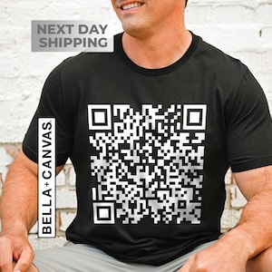 F*CK YOU! QR Code Unisex Crew Tee - Funny Saying Shirt - Sarcastic Gift for Friends - Gift for Coworker - Gift For Him - Meme Tee - Gag Gift