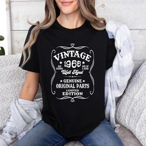 1966 Limited Edition Shirt, 60th Birthday Shirt, Vintage 1966 Shirt, 60th Birthday Gift For Women, 60 Bday Tee For Men, 1966 Well Aged Shirt image 6