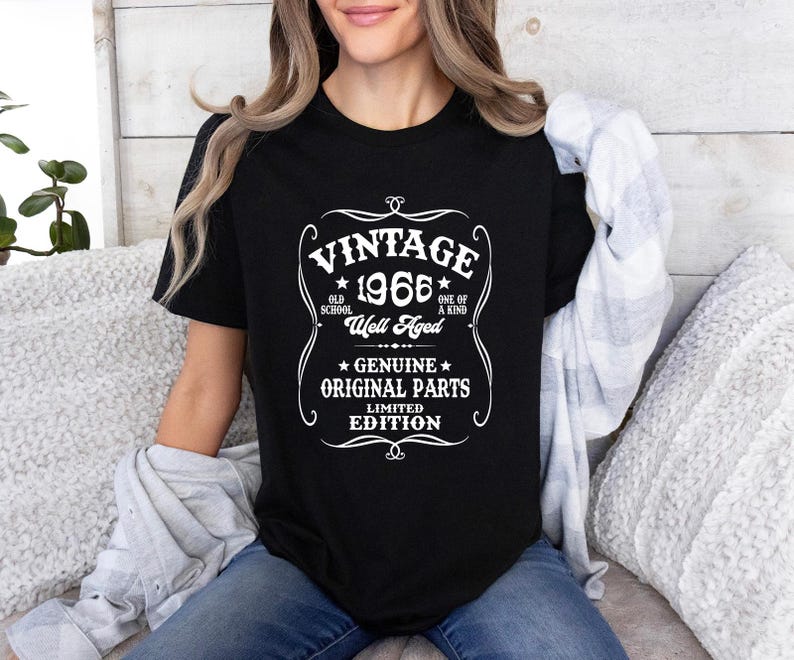 1966 Limited Edition Shirt, 60th Birthday Shirt, Vintage 1966 Shirt, 60th Birthday Gift For Women, 60 Bday Tee For Men, 1966 Well Aged Shirt image 6
