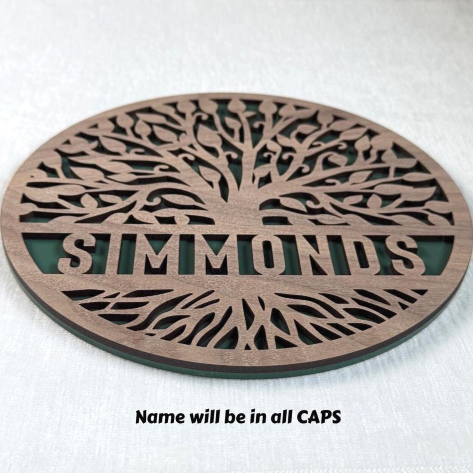 Custom Tree of Life Family Name Sign, Rustic Last Name Sign ...