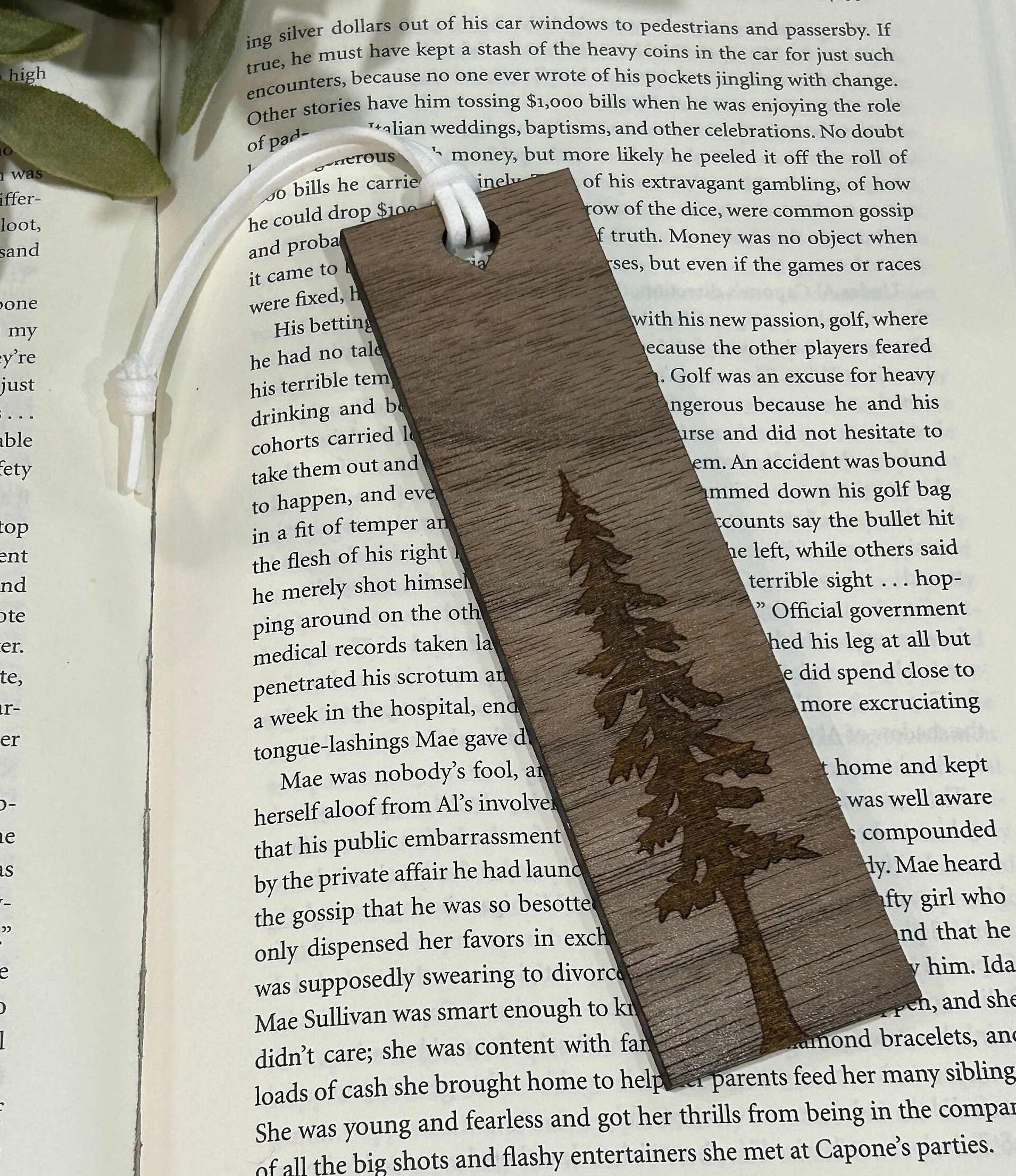 Forest Tree Wooden Bookmark With Custom Name | Personalized Gift | Gift ...