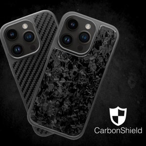 Carbon Fibre iPhone Case Bundle - Forged + 3K Twill-Weave - Genuine Real Carbon Fibre - CarbonShield