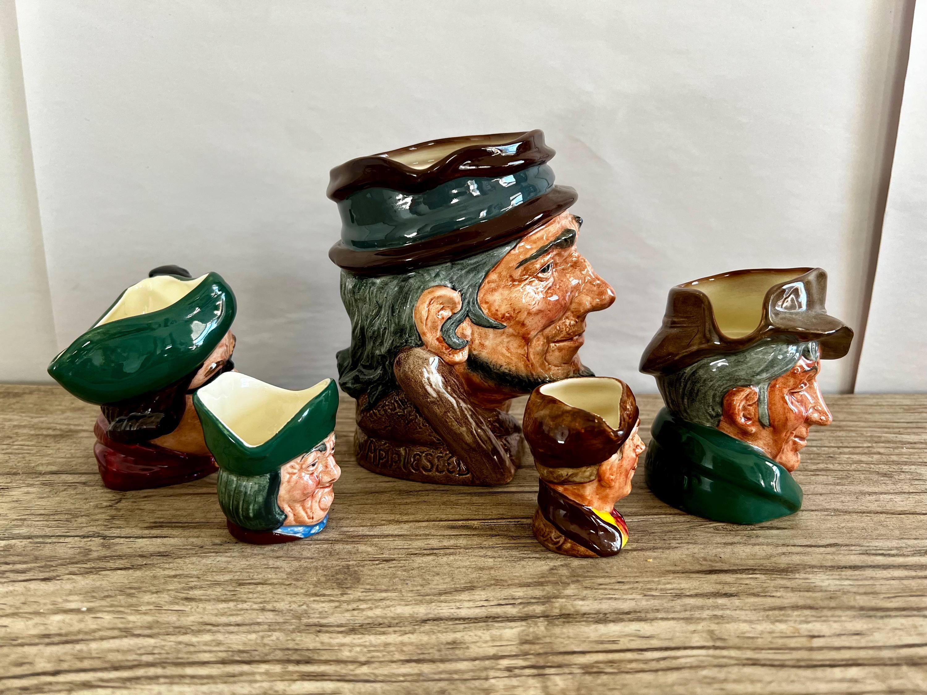Royal Doulton Character Jugs | Vintage Toby Jug Collection - Etsy