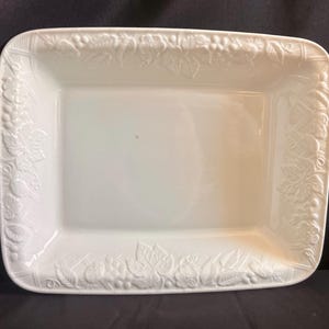 Mikasa English Countryside White China | Chop Plate | 13" Baker | Flat Cup