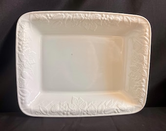 Mikasa English Countryside White China | Chop Plate | 13" Baker | Flat Cup