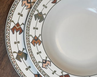 Mikasa Intaglio Durango Dinnerware | Rimmed Soup Bowl