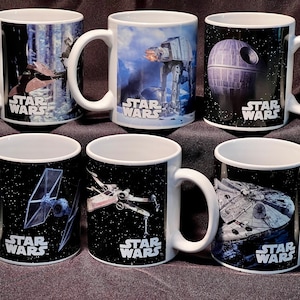 Mugs Star Wars par Galerie | Étoile de la mort | Chasseur X-Wing | Chasseur TIE