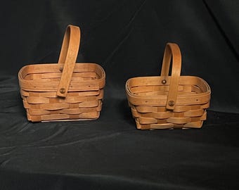 Vintage Longaberger Baskets | Handled Berry Baskets