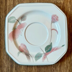 Mikasa Continental Silk Flowers Dinnerware | Salad Plates | Serving Bowl | Cup & Saucer image 5