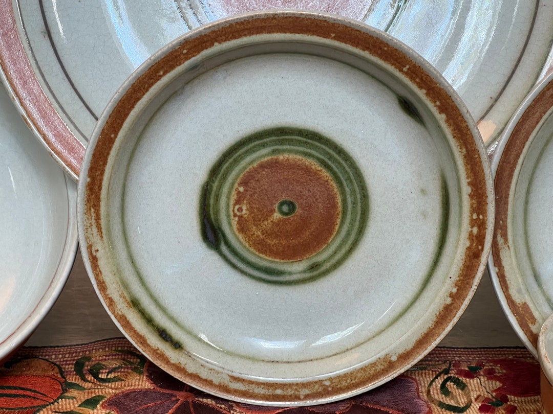 Iron Mountain Stoneware Whispering Pines Salad Plates and Etsy