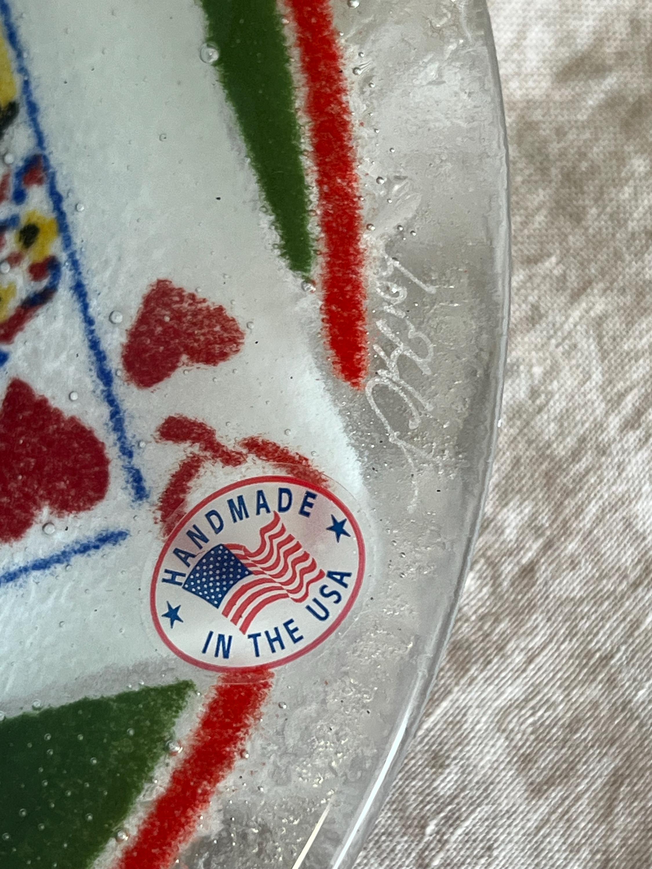 Peggy Karr Glass | Playing Cards Plates and Bowls - Etsy