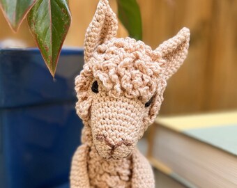 Pattern for Crochet Llama Stuffed Animal