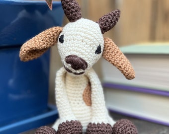 Patroon voor gehaakt knuffeldier geit