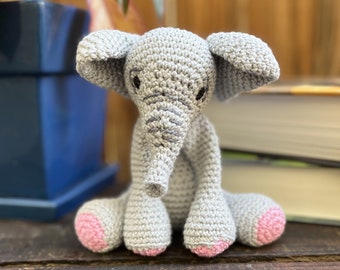 Pattern for Crochet Baby Elephant Stuffed Animal